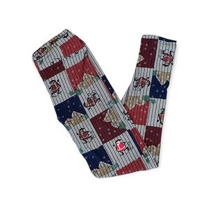 Tween Holiday LuLaRoe Leggings NEW Christmas Sweater Knit Print Fits 00-0